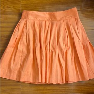 Alice and Olivia Peach Mini Skirt